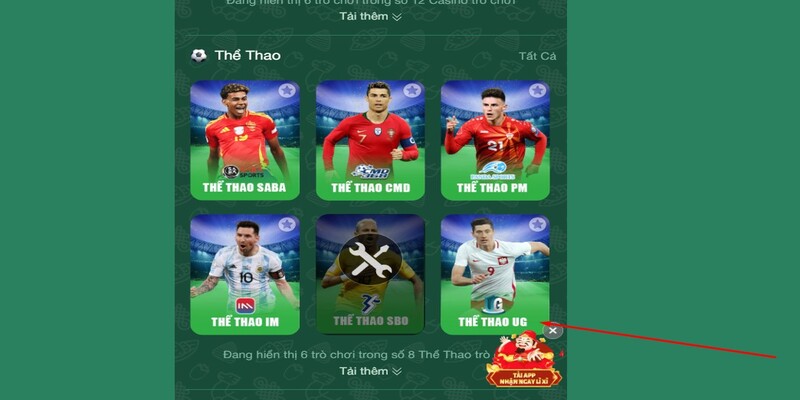 Tổng quan thông tin chung về sảnh UG thể thao EV88